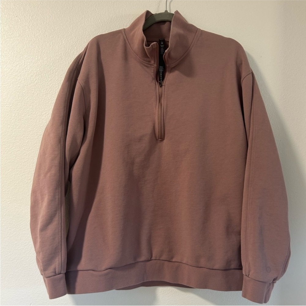 lululemon athletica Dusty Rose Half-Zip Sweatshirt